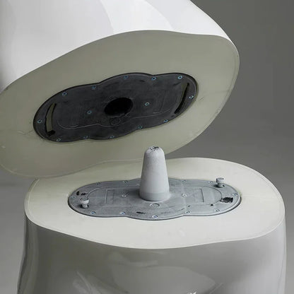 Maniquí femenino de lujo Jelimate con ventana dorada y plateada, con curvas y pechos grandes.