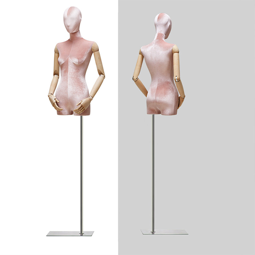 JELIMATE Velvet Heritage Series | Luxury Fabric-Wrapped Female Mannequin