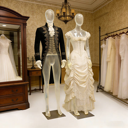 Premium Translucent Frosted Mannequin | Full Body Display for Luxury Boutiques