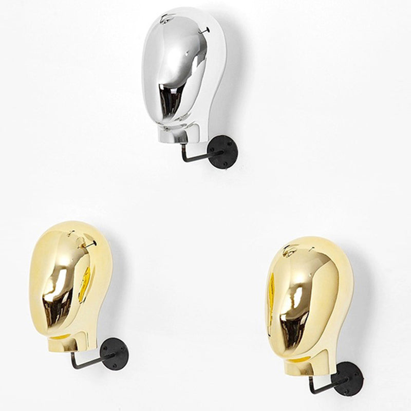 Jelimate Female Male Plated Silver Gold Mannequin Head Wall Hat Display Stand,Manikin Head Mannequin Hat Holder,Hat Display Mannequin Head for Wigs