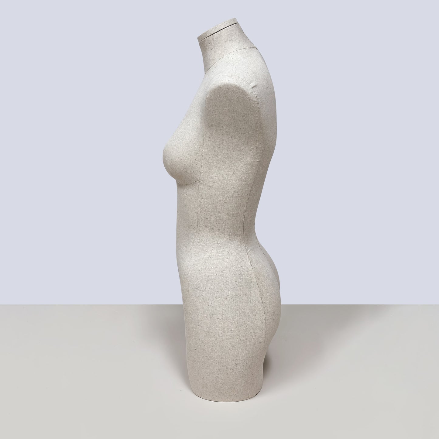 JELIMATE Half Body Mannequin Torso, Linen Dress Form for Lingerie Underwear Display