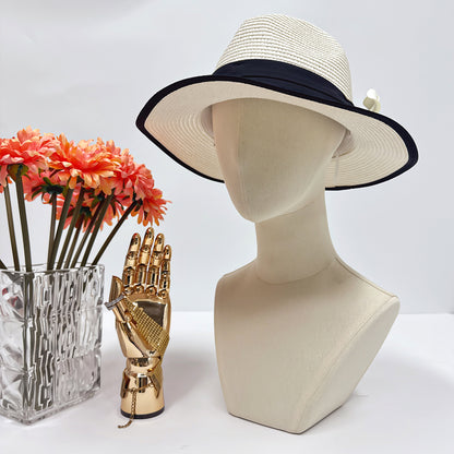 JELIMATE Linen Mannequin Head for Wigs Hats Jewelry Display | Wig Head Stand