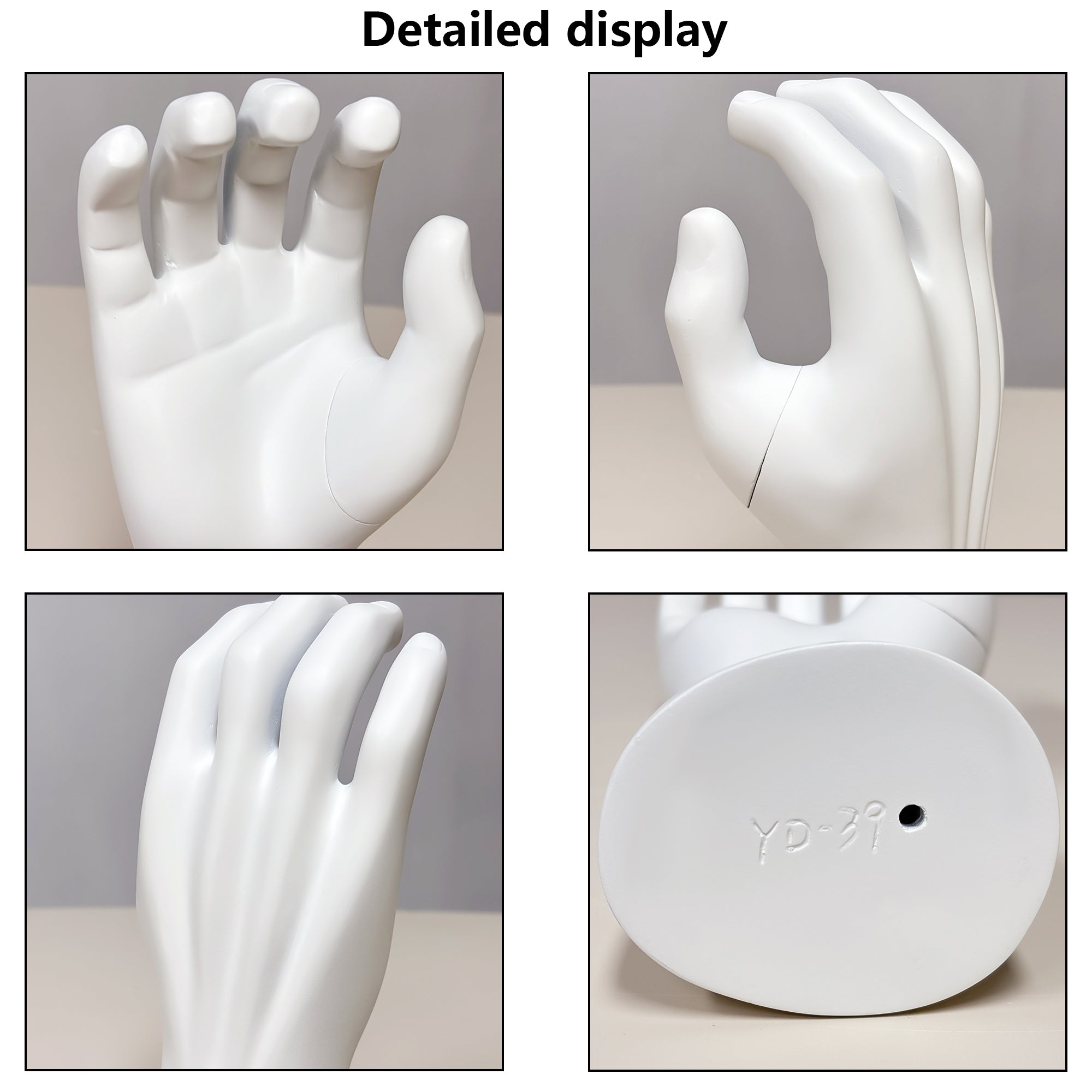 JELIMATE Fiberglass Male Mannequin Body Parts – 7 Styles for Sportswear & Brace Display