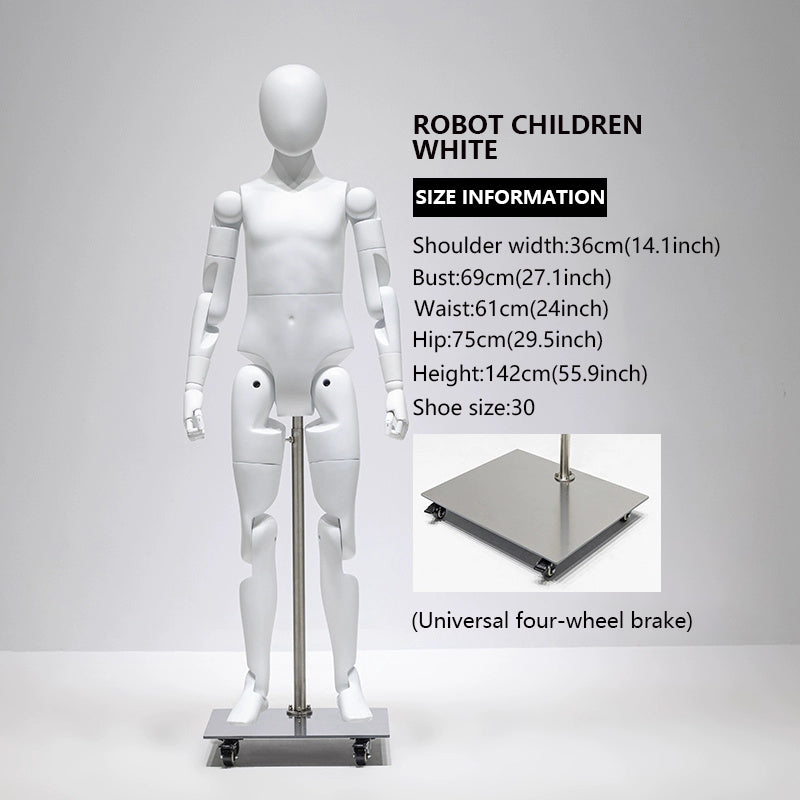 Flexible Model Male / Female / Kids - Posable stylish Full-Body Mannequin | JELIMATE