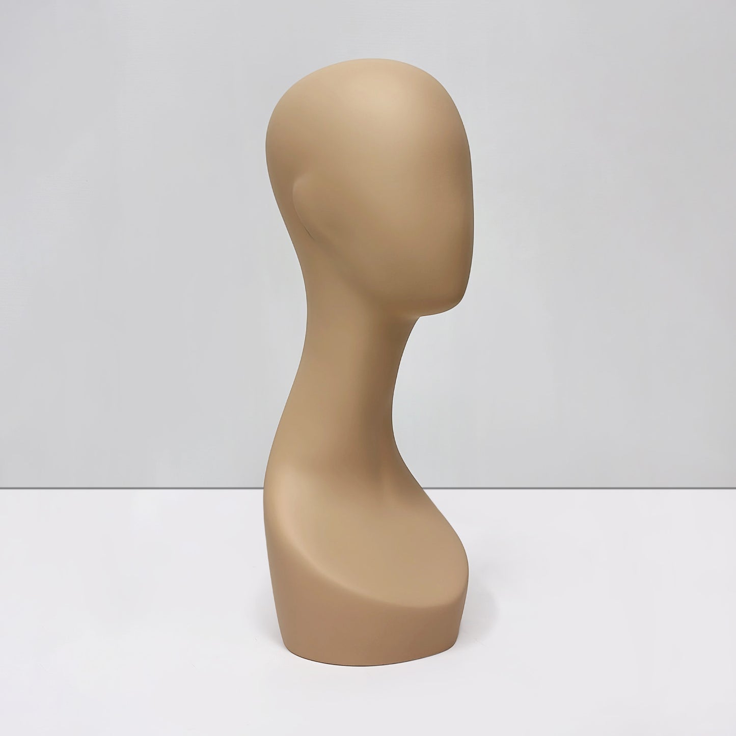 JELIMATE Mannequin Head for Wigs Hats Scarves, Male Female Fiberglass Wig Display Head