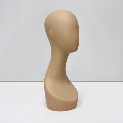 JELIMATE Mannequin Head for Wigs Hats Scarves, Male Female Fiberglass Wig Display Head
