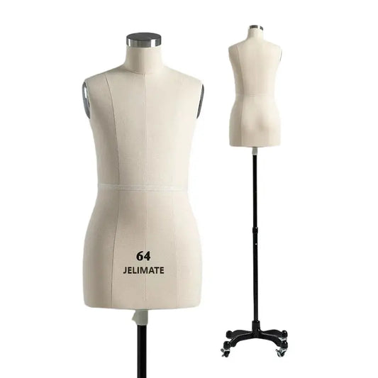 JELIMATE Professional Childrens Adjustable Dress Form (Pin-Insertable & Flocked)