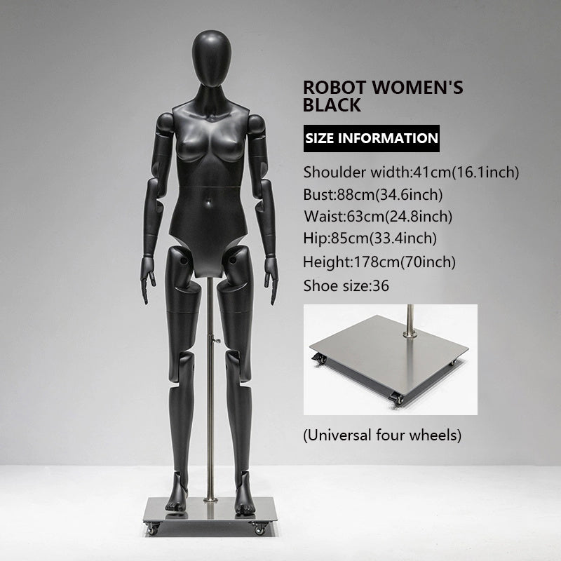 Flexible Model Male / Female / Kids - Posable stylish Full-Body Mannequin | JELIMATE