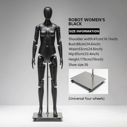 Flexible Model Male/Female/Kids - Posable stylish Full-Body Mannequin | JELIMATE