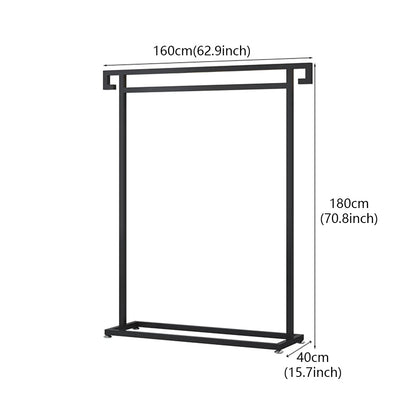 JELIMATE Floor Standing Clothing Display Rack | Boutique Garment Hanger Rack Stand