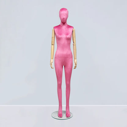 Colorful Female Full Body Mannequin - 71.6" Premium Fiberglass Adjustable Display Mannequin