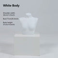 Suede Bust Mannequin for Lingerie Display - Handcrafted Matte Finish Display Prop