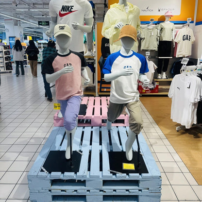 JELIMATE Kids Sport Full Body Mannequin | Athletic Children Clothing Display Form for Ages 2–12