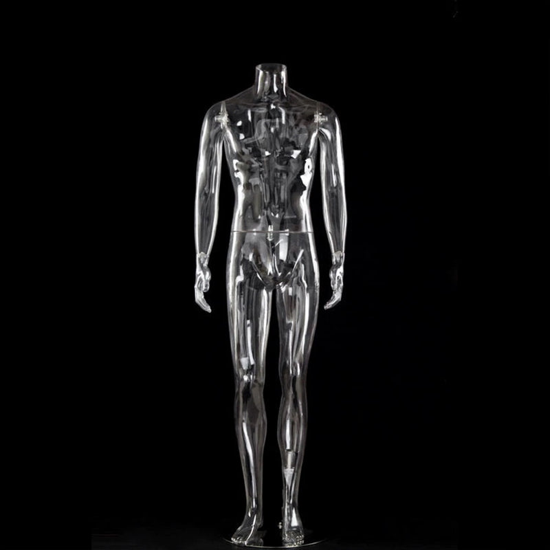 Transparent Hollow Mannequin Prop | Female & Male Half/Full Body Plastic Display for Swimwear, Underwear & Photography