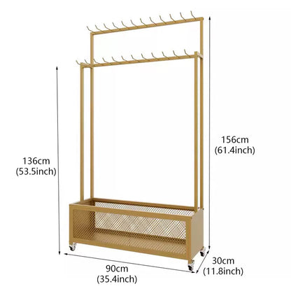 JELIMATE Freestanding Belt Display Rack with Wheels | Multi-Tier Organizer for Retail Store