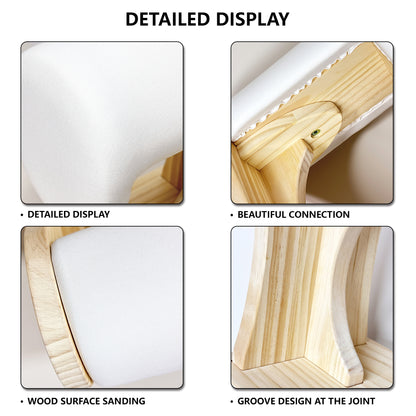 Professional Tailor Shoulder Ironing Board - Solid Pine Wood Pressing Board for Suits & Shirts