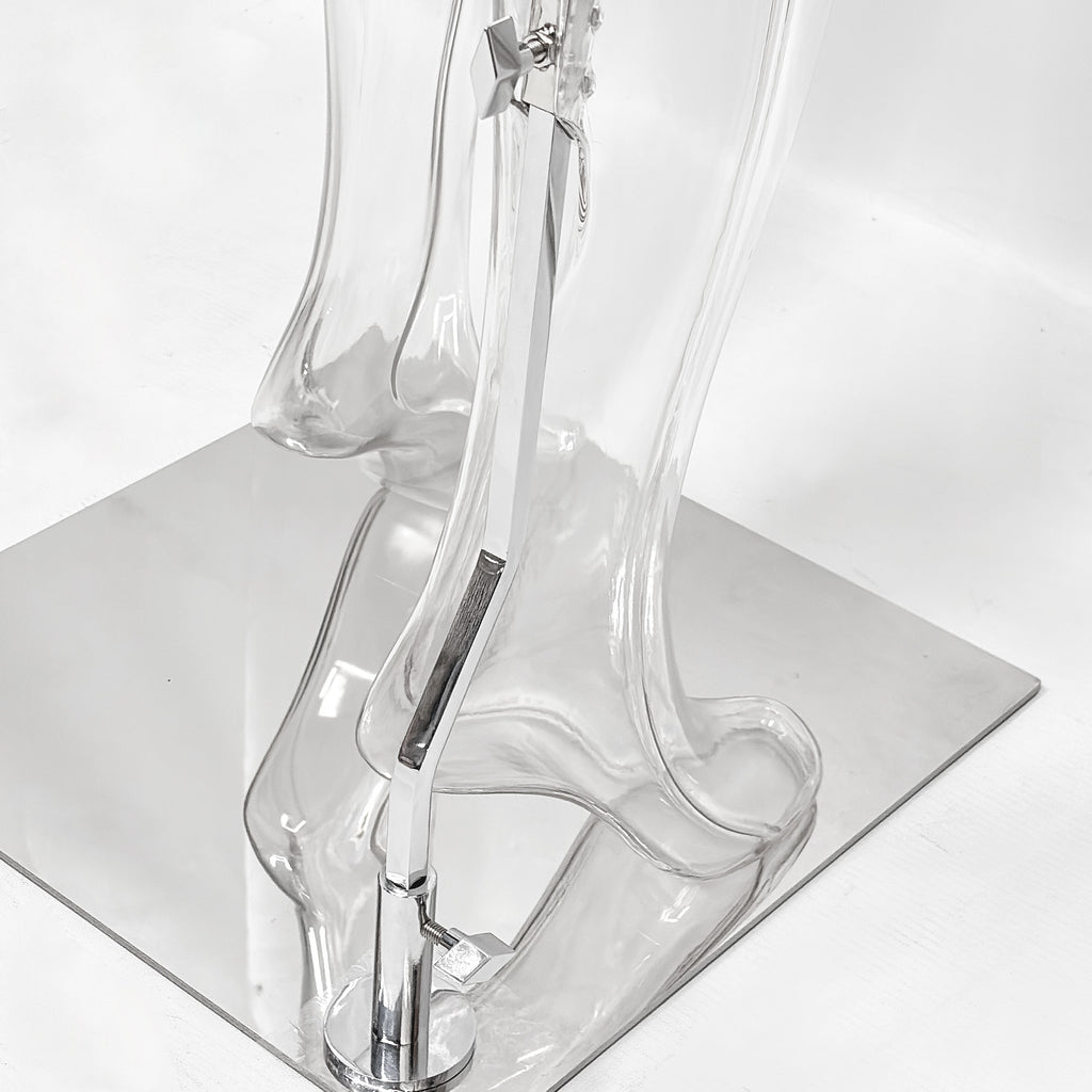 Transparent PE Female Mannequin Full Body Display Form - Clothing Retail Boutique