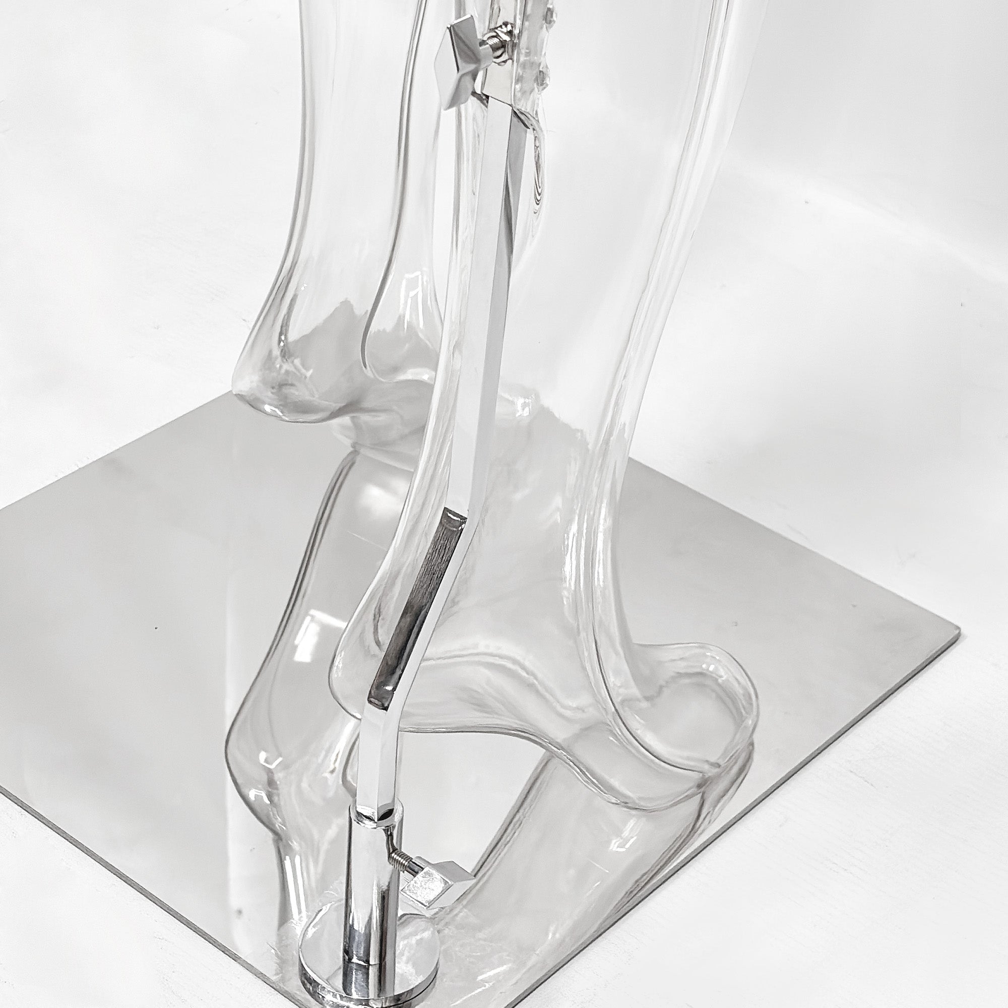 Transparent PE Female Mannequin Full Body Display Form - Clothing Retail Boutique