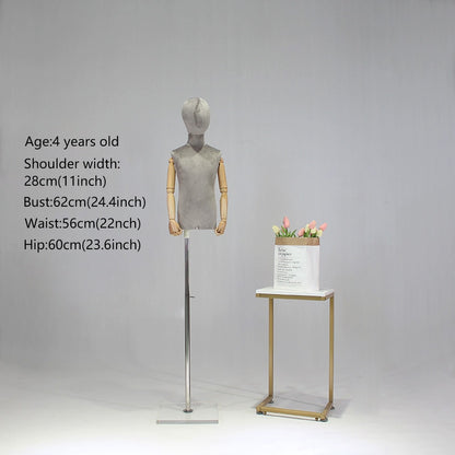 Colorful Velvet Kids Mannequins: Elevate Your Boutique &amp; Product Displays