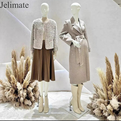 Luxury White Female Full Body abstract mannequins - Premium Fiberglass Display Model