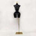 JELIMATE Luxe S-Shape Female Mannequin Torso: Curvy BBL Silhouette Dress Form with Big Hips for Evening Gowns