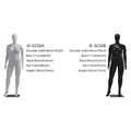 Jelimate High Quality Full Body Female Plus Size Mannequin,Black White Women Dress Form Torso Model,Manikin Head Clothing Boutique Store Clothing Dress Form