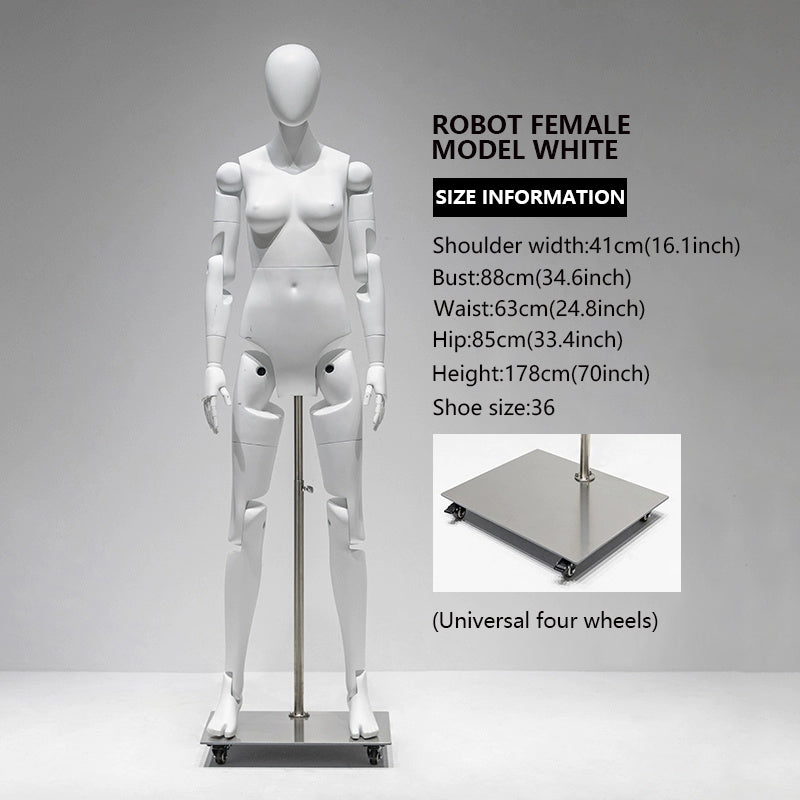 Flexible Model Male / Female / Kids - Posable stylish Full-Body Mannequin | JELIMATE
