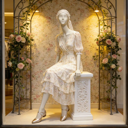 Professional Seated Display Mannequin - Boutique, Studio & Department Store Use