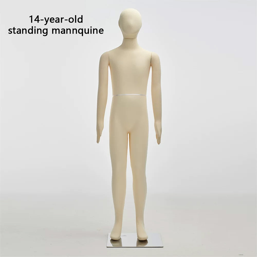 Child dress form - Full Body Soft Bendable Baby Mannequin for Kids’ Clothing Displays | JELIMATE