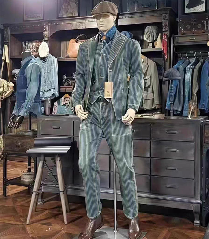 Premium Full Body Mannequin - Flexible Joints with Wooden Arms & Velvet Finish