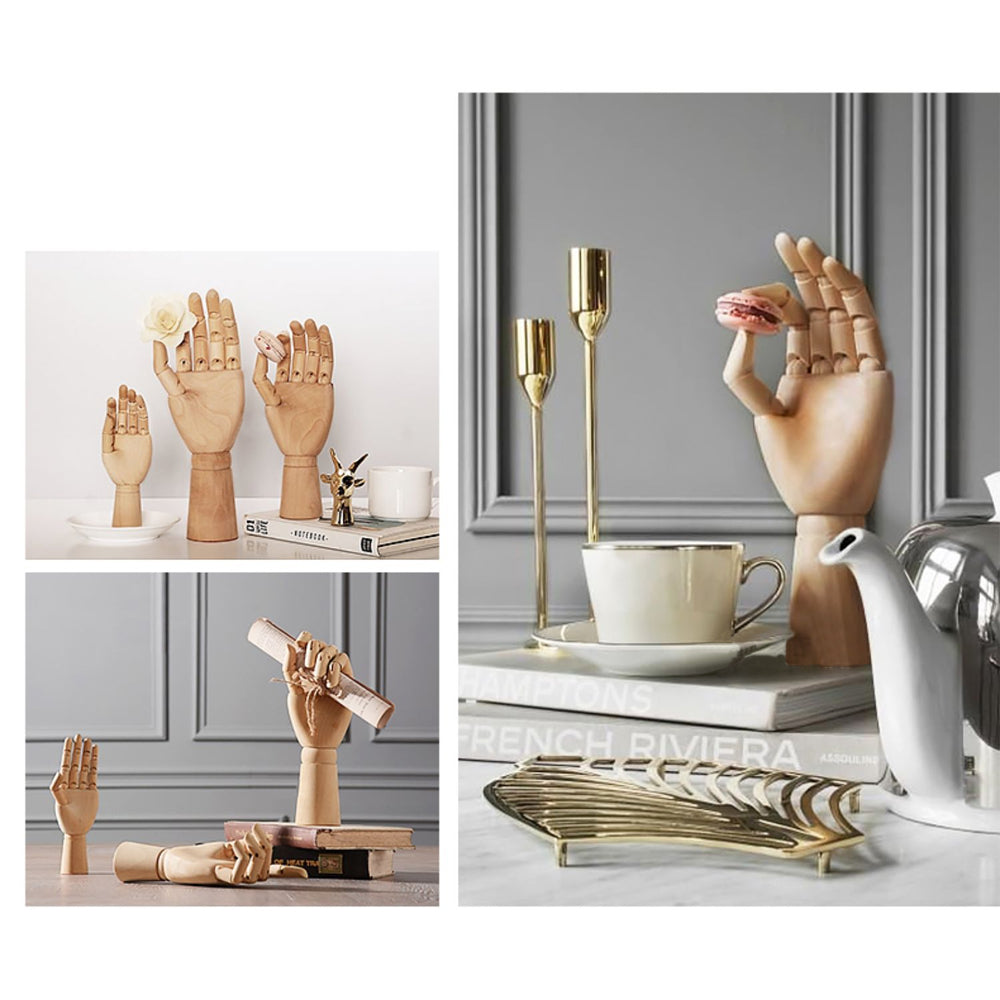 JELIMATE Mannequin Hand Display Model for Jewelry Rings Nails Hats Cosmetics