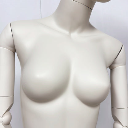 JELIMATE Full Body Female Mannequin Flexible Arms Fiberglass Window Display Dummy