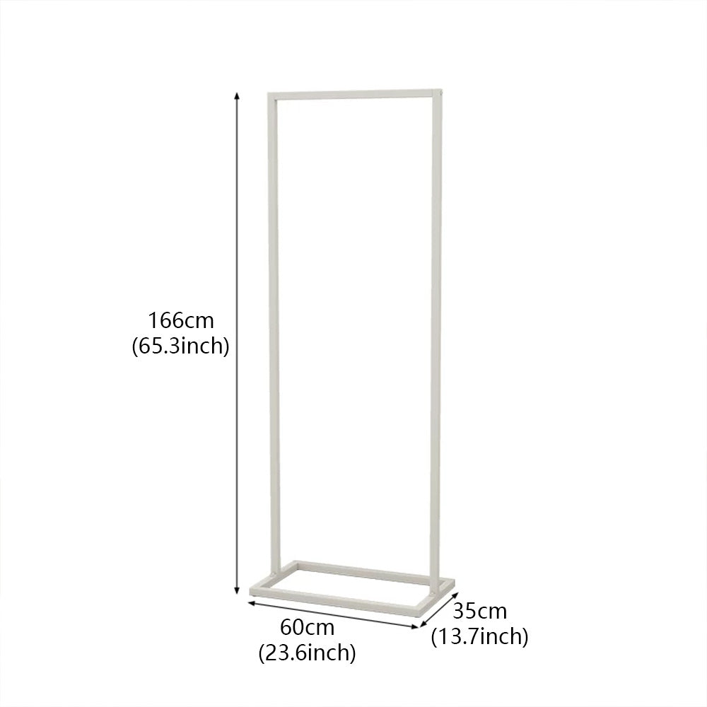 JELIMATE Freestanding Metal Clothing Garment Rack Display Stand for Boutique Bedroom
