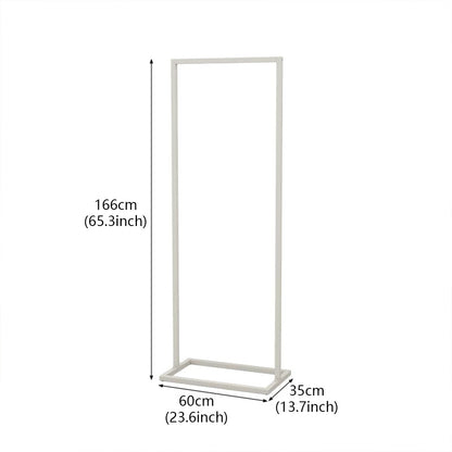 JELIMATE Freestanding Metal Clothing Garment Rack Display Stand for Boutique Bedroom