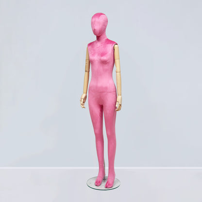 Colorful Female Full Body Mannequin - 71.6" Premium Fiberglass Adjustable Display Mannequin