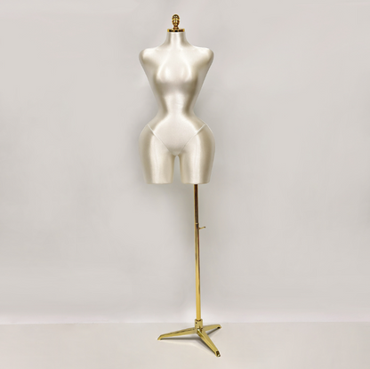 JELIMATE Female big butt mannequin Plus Size,Fully Pinnable Bbl Mannequin, Elegant S Shape Curvy Mannequin