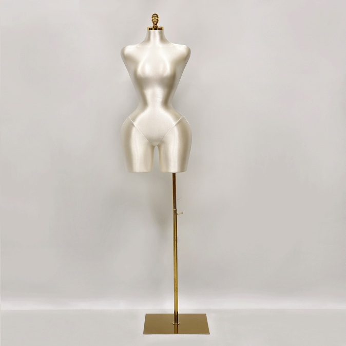 JELIMATE Female big butt mannequin Plus Size,Fully Pinnable Bbl Mannequin, Elegant S Shape Curvy Mannequin