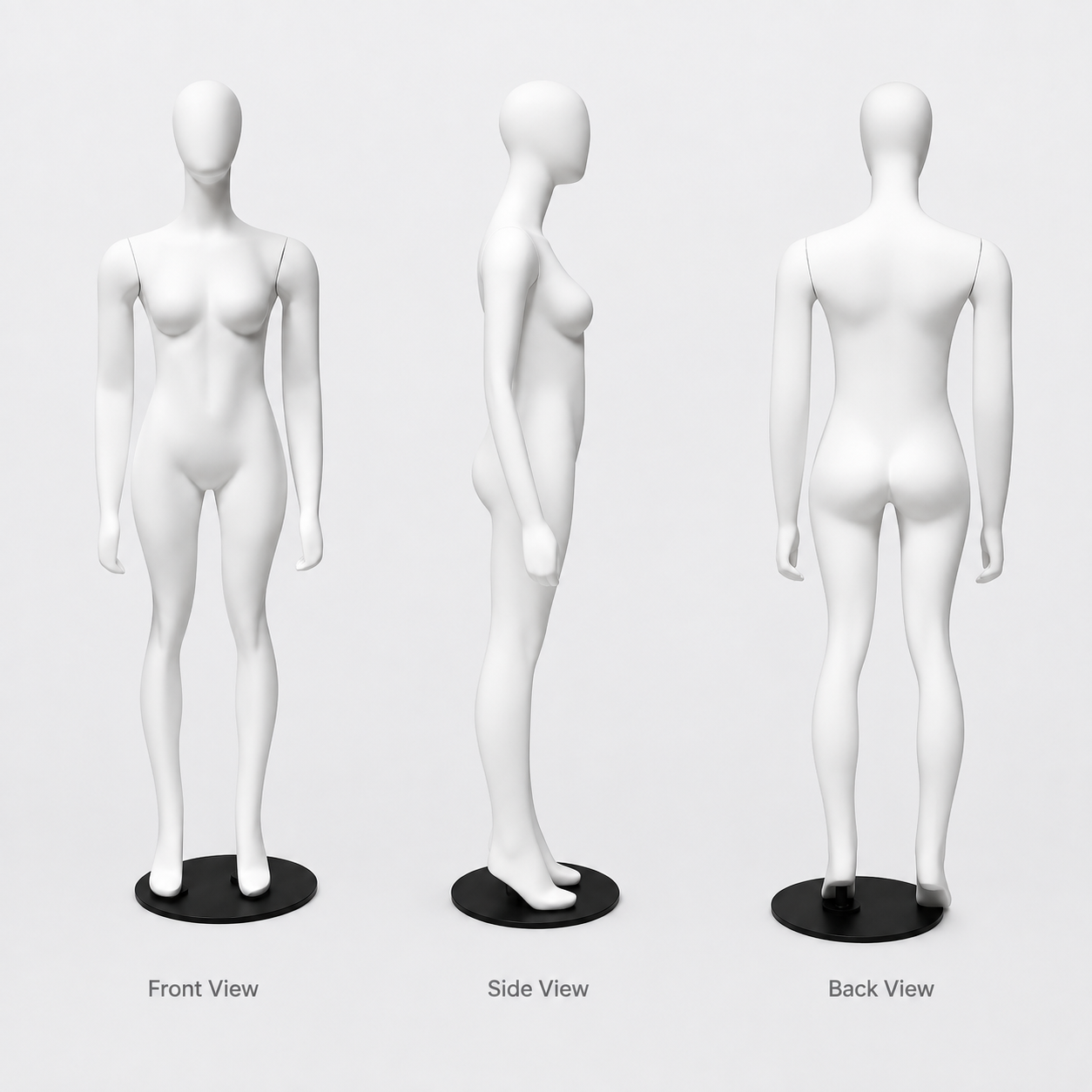 JELIMATE Half Scale Female Full Body Dress Form For Pattern  | 1/2