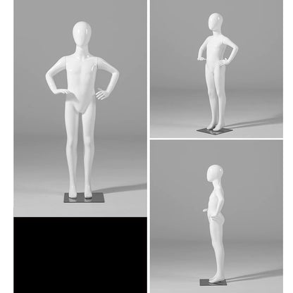 JELIMATE Child Mannequin Full Body & Half Body for Kids Clothing Store Display