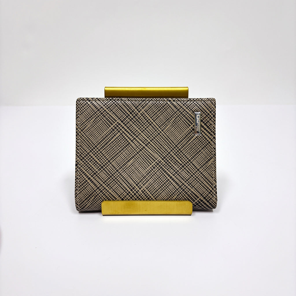 Jelimate Gold Stainless Steel Purse Stand – Adjustable Handbag & Wallet Display for Home & Boutique