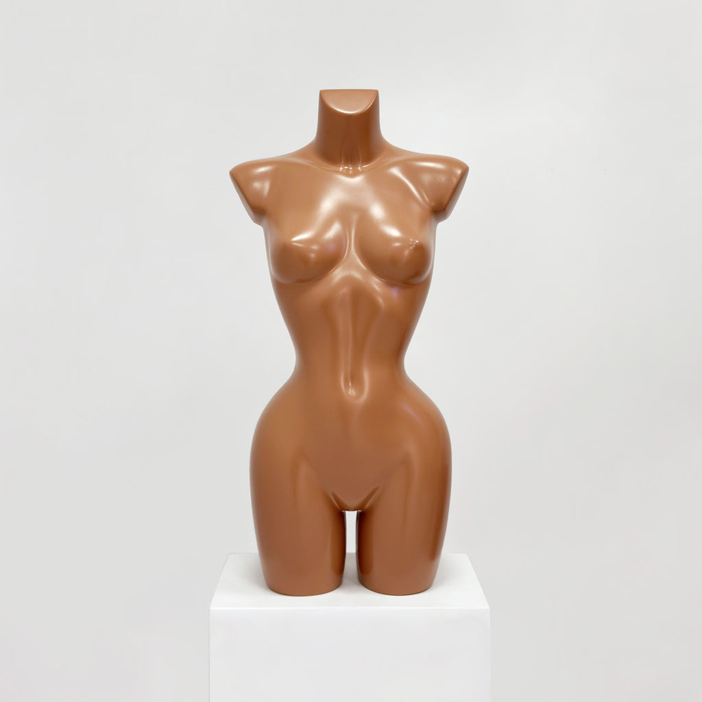 JELIMATE Female Torso Mannequin with Bust & Slim Waist – Lingerie & Swimwear Display Form