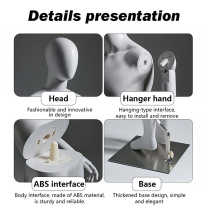 JELIMATE Articulated Full-Body Mannequin | Children & Adult Display Forms