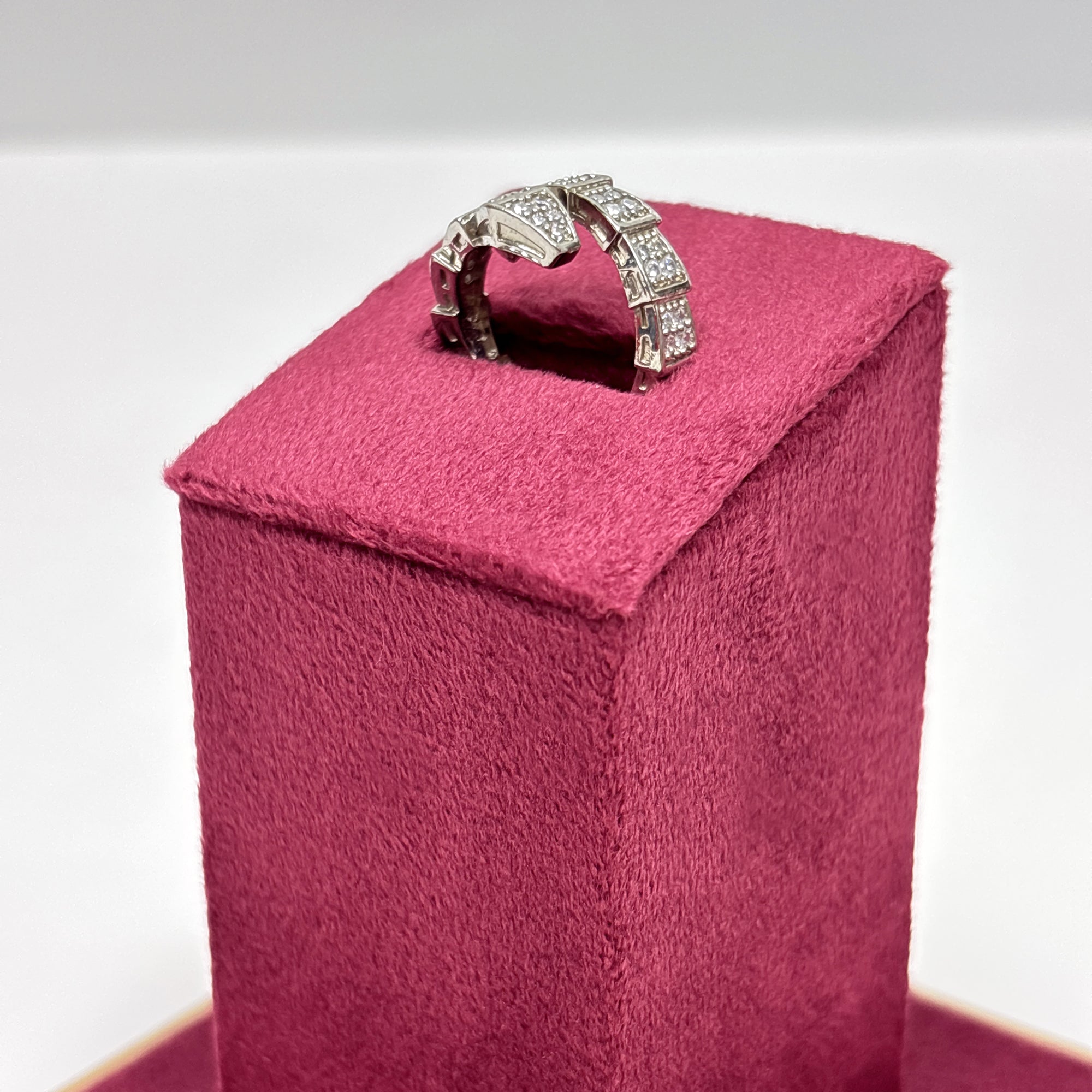 Jelimate Red Velvet Jewelry Display Stand – Watch, Bracelet & Ring Organizer for Home or Store Use