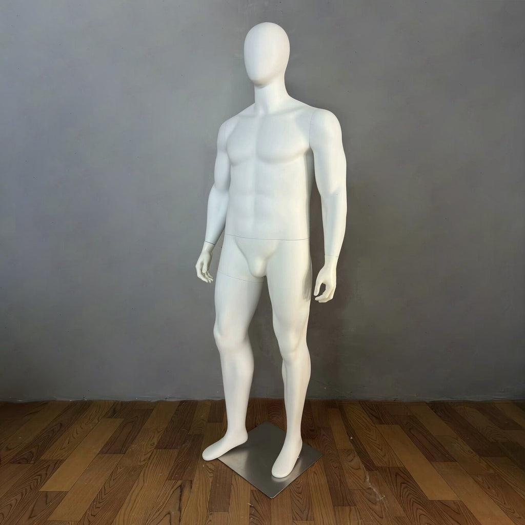 Jelimate Clothing Store Female Plus Size Mannequin Full Body,White Dress Form Male Display Mannequin Plus Size Model,Plus Size Dress Form Clothing Display Mannequin