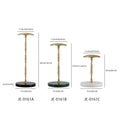 Jelimate Light Luxury Metal Hat Stand Hat Storage Rack,Window Display Hat Mannequin Stand,Hat Store Hat Display Stand With Round Base Helmet Stand