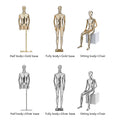 JELIMATE Luxury Mirror Mannequin (Silver & Gold) | Male Full Body Display Mode