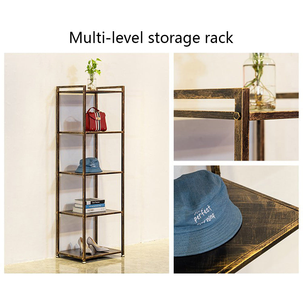 JELIMATE 70.8" Black Iron Clothing Rack – Heavy Duty Garment Rack for Boutique & Bedroom