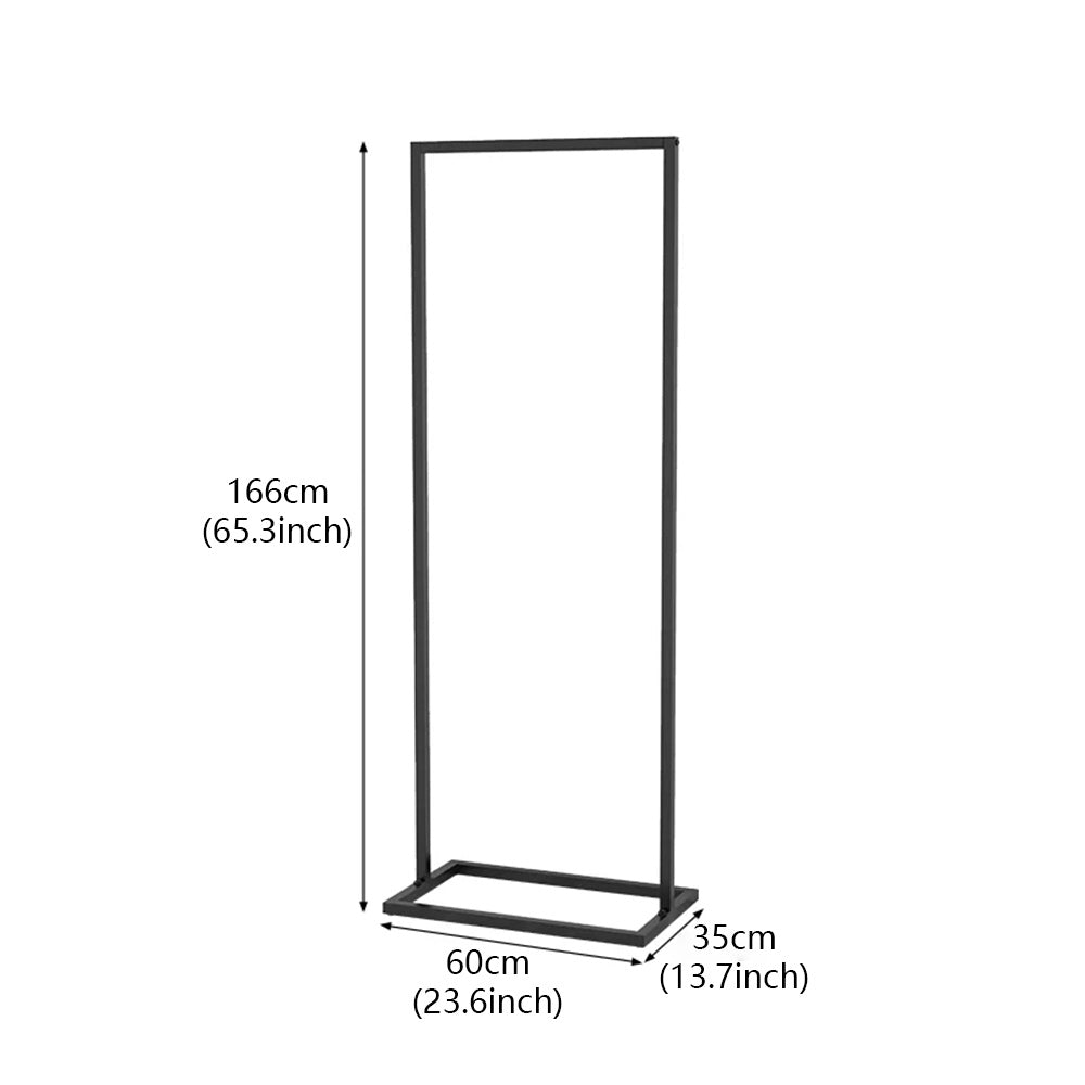 JELIMATE Freestanding Metal Clothing Garment Rack Display Stand for Boutique Bedroom