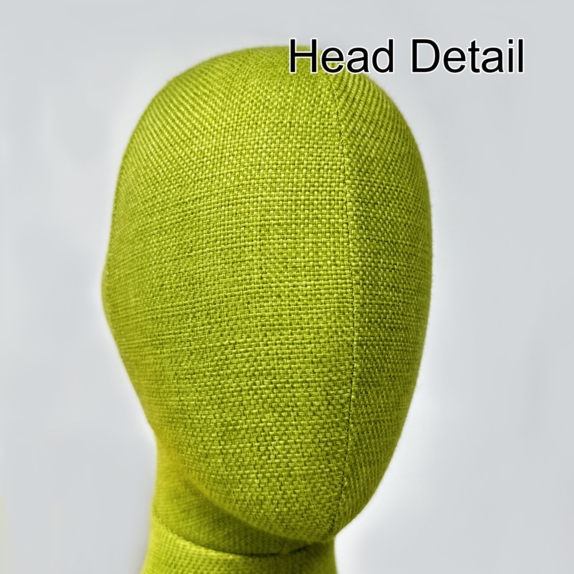 JELIMATE Linen Female Dress Form - Half Body Mannequin for Window Display