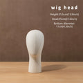 JELIMATE Fabric Mannequin Head Display Stand for Wigs Hats Scarves with Adjustable Base